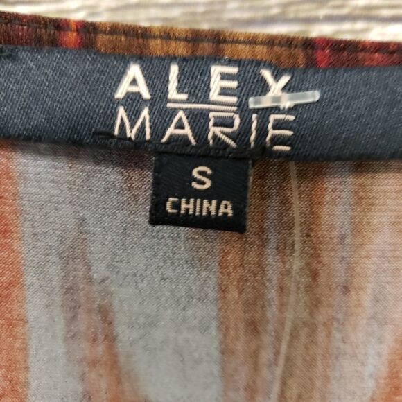 Alex Marie midi dress fall colors size small NWT - Picture 4 of 7